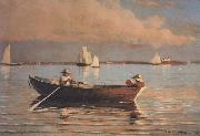 Winslow Homer Gloucester Harbor (mk44) Germany oil painting artist